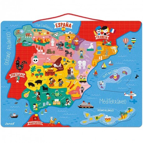 Puzle Magnético Mapa De España
