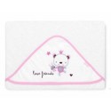 Maxicapa Baño Love B/Rosa     