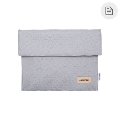 PORTADOCUMENTOS LUXY GRIS 3x17x25 CM