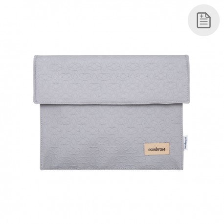 PORTADOCUMENTOS LUXY GRIS 3x17x25 CM