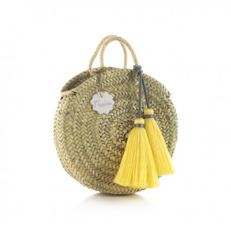 BOLSO MANO DE PALMA PQ TASSEL