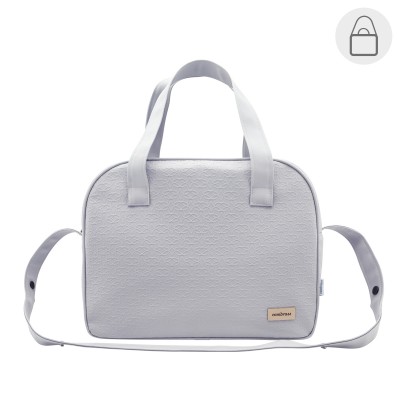 BOLSO MATERNAL PROME LUXY GRIS 18x44x33 CM