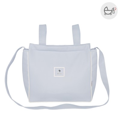 BOLSO PANADERA BASIC CELESTE 