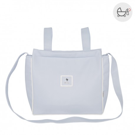 BOLSO PANADERA BASIC CELESTE 