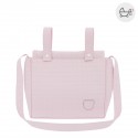 BOLSO PANADERA GOFRE ROSA 13x