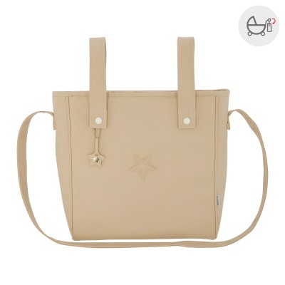 BOLSO PANIER MATE CAMEL 10x34