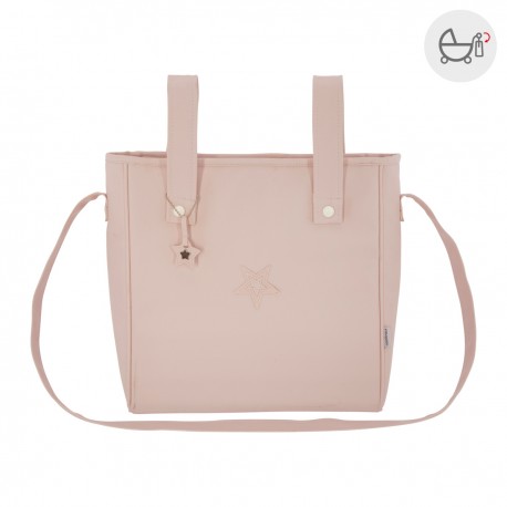BOLSO PANIER MATE ROSA 10x34x
