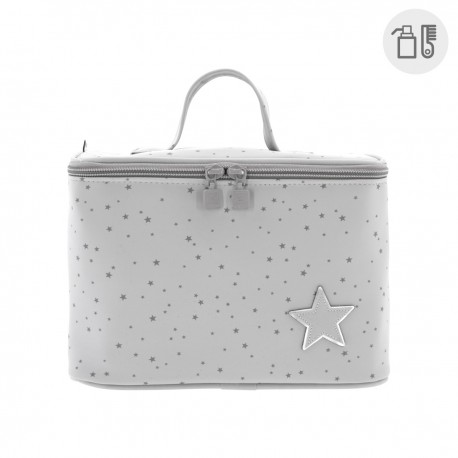 BOLSO VANITY ASTRA GRIS 16x25