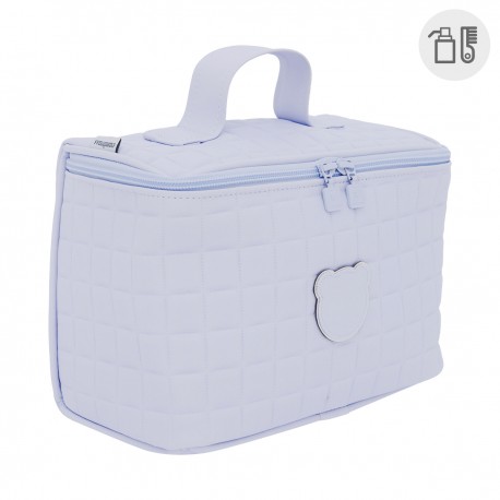 BOLSO VANITY GOFRE CELESTE 16