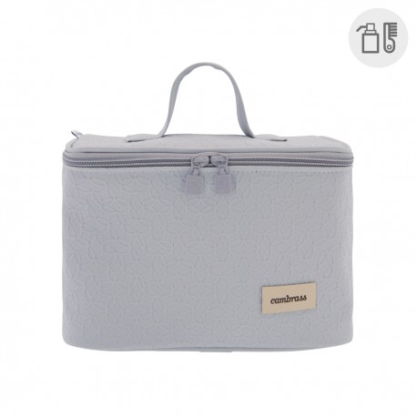 BOLSO VANITY LUXY GRIS 16x25x