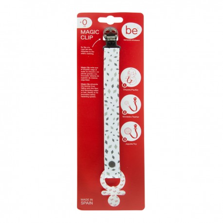 CADENA CHUPETE BE LION GRIS 2