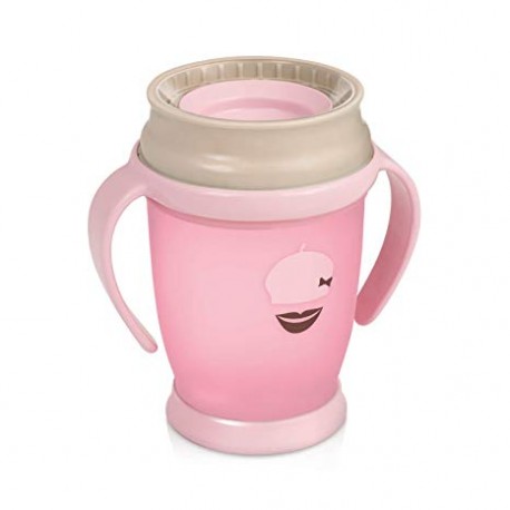 Taza antigoteo con pajita fle