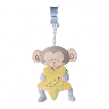 Sonajero Temblón Mono Azul