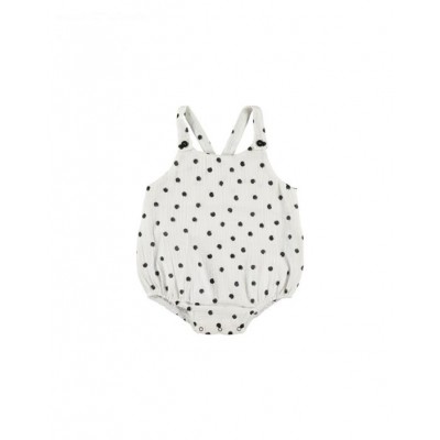 Pelele Corto Dots Blanco 3/6M