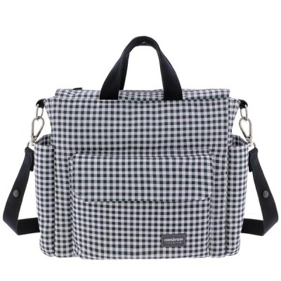 Bolso Maternal Vichy Negro