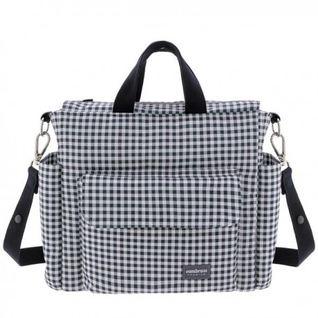 Bolso Maternal Vichy Negro