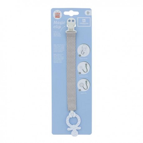 Cadena Chupete Essential Gris