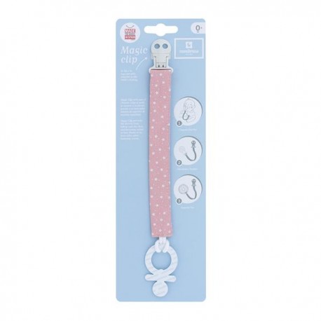 Cadena ChupeteForest Rosa Star