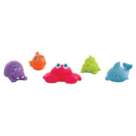 Set Animales Baño 5 Pcs