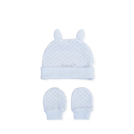 Gorro y Manoplas Blanco Quimic