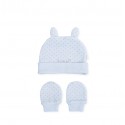 Gorro y Manoplas Blanco Quimic