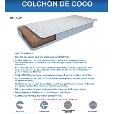 Colchon Coco-Visco 120x60
