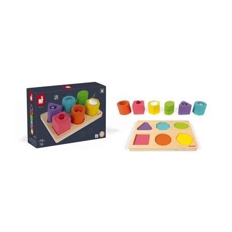 Puzzle De 6 Cubos Sensoriales I Wood