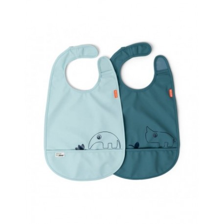 Pack2 Babi Velcro Azul