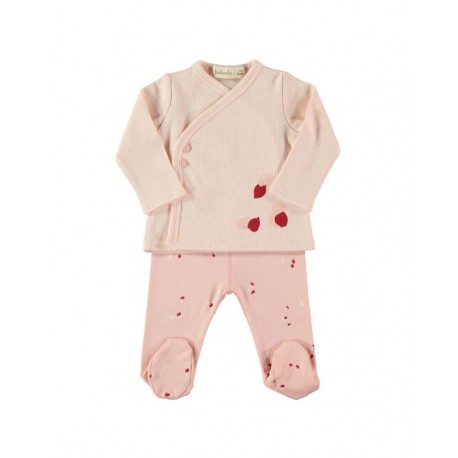 Jubon + Polaina 1M Petals Rosa