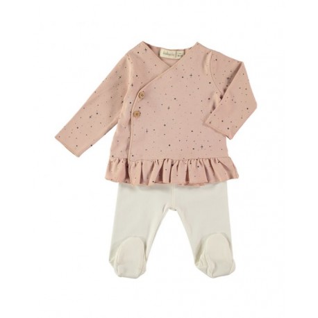 Jubon +Polaina 6M Twinkle Rosa
