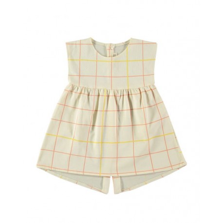 Vestido + Culotte 3/6M Grid