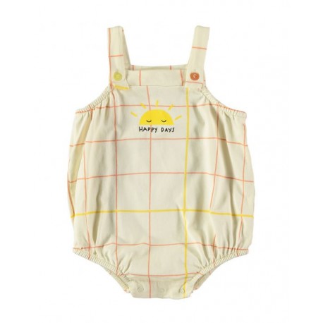 Pelele Corto 3/6M Grid