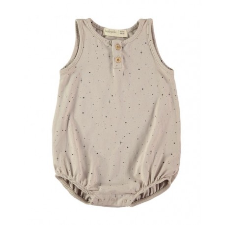 Pelele Corto 3/6M Gris Siberia