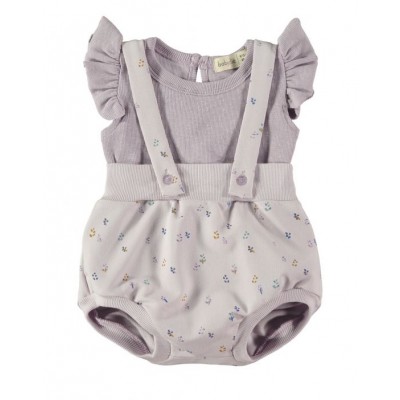 Culotte+Camiseta 3/6M Lavanda