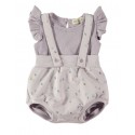 Culotte+Camiseta 3/6M Lavanda
