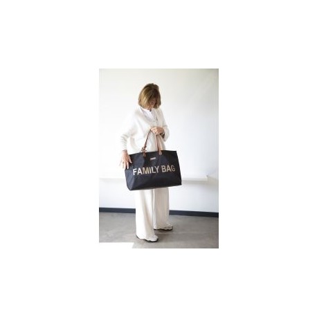 Famaly Bag Negro/Dorado