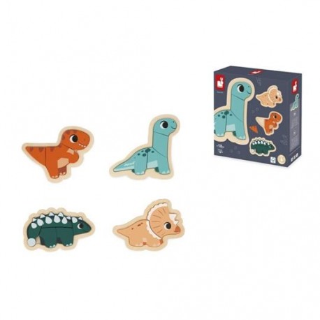 Dino 4 Puzzles Evolutivos