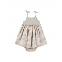 Vestido+Culotte 12M Ciel Beige