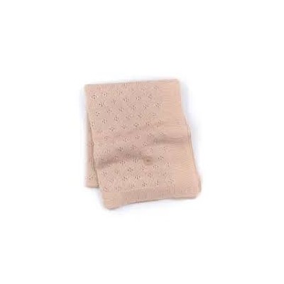 Manta Tricot Rosa