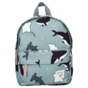 Bolso Mochila Tiburones Verde
