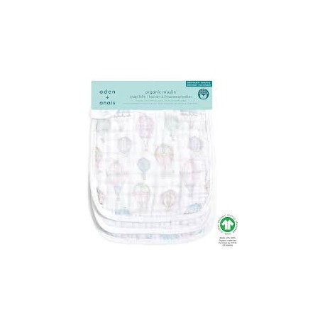 Baberos Globos 3 pck Muselina