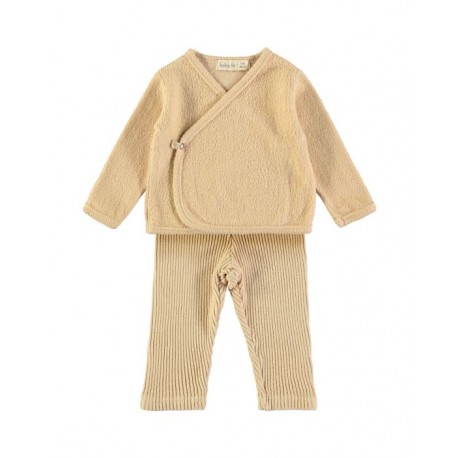 Conjunto Bebe Rib Sand 9M