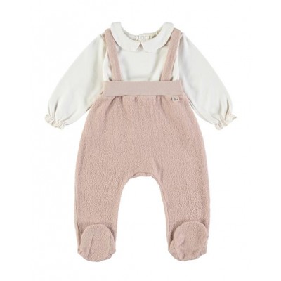 Peto + Camiseta Sof Pink 3M