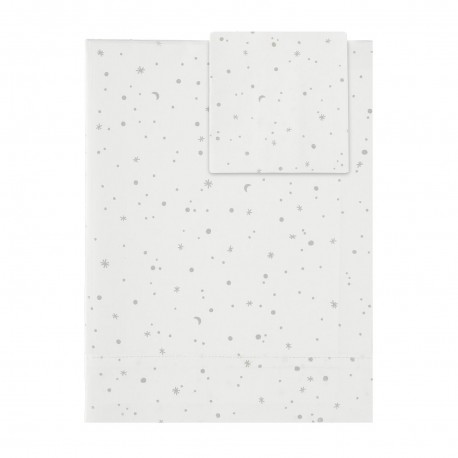 Sábanas Minicuna Cosmos Gris