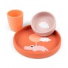 Silicone Dinner Set Papaya