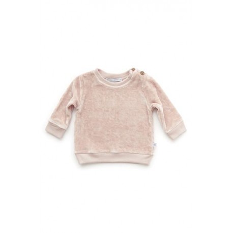 Jersey Terciopelo Rosa 9-12M