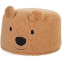 Teddy Bear Pouf Beige 40 cm