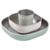Set Vajilla Inox.Verde