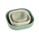 Set Cuencos Silicona Verde