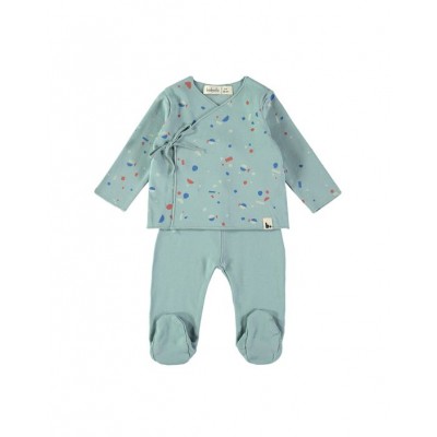 Jubon+Polaina Sardinas Aqua 0M